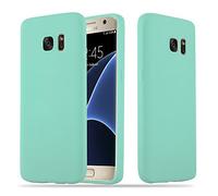 cadorabo Coque pour Samsung Galaxy S7 en Candy Bleu - Housse Protection Souple en Silicone TPU avec Anti-Choc et Anti-Rayures - Ultra Slim Fin Gel Case Cover Bumper