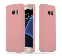 cadorabo Coque pour Samsung Galaxy S7 en Candy Rose Vif - Housse Protection Souple en Silicone TPU avec Anti-Choc et Anti-Rayures - Ultra Slim Fin Gel Case Cover Bumper