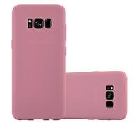 cadorabo Coque pour Samsung Galaxy S8 en Candy Rose Vif - Housse Protection Souple en Silicone TPU avec Anti-Choc et Anti-Rayures - Ultra Slim Fin Gel Case Cover Bumper