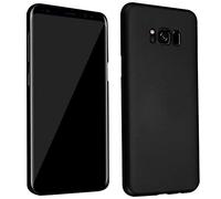 cadorabo Coque pour Samsung Galaxy S8 Plus en Metallic Noir - Housse Protection Rigide en Plastique Dur avec Anti-Choc et Anti-Rayures - Ultra Slim Fin Hard Case Cover Bumper