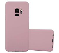 cadorabo Coque pour Samsung Galaxy S9 en Candy Rose Vif - Housse Protection Souple en Silicone TPU avec Anti-Choc et Anti-Rayures - Ultra Slim Fin Gel Case Cover Bumper