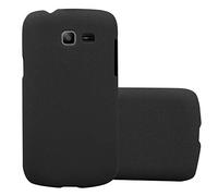 cadorabo Coque pour Samsung Galaxy Trend Lite en Frosty Noir - Housse Protection Rigide en Plastique Dur avec Anti-Choc et Anti-Rayures - Ultra Slim Fin Hard Case Cover Bumper