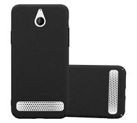 cadorabo Coque pour Sony Xperia E1 en Frosty Noir - Housse Protection Rigide en Plastique Dur avec Anti-Choc et Anti-Rayures - Ultra Slim Fin Hard Case Cover Bumper