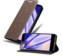 cadorabo Coque pour Sony Xperia L3 en Marron CAFÉ - Housse Protection avec Fermoire Magnétique, Stand Horizontal et Fente Carte - Portefeuille Etui Poche Folio Case Cover