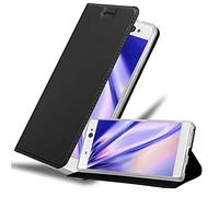 cadorabo Coque pour Sony Xperia XA Ultra en Classy Noir - Housse Protection avec Fermoire Magnétique, Stand Horizontal et Fente Carte - Portefeuille Etui Poche Folio Case Cover