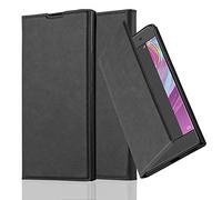 cadorabo Coque pour Sony Xperia XA1 Ultra en Noir Nuit - Housse Protection avec Fermoire Magnétique, Stand Horizontal et Fente Carte - Portefeuille Etui Poche Folio Case Cover