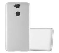 cadorabo Coque pour Sony Xperia XA2 en Metallic Argent - Housse Protection Souple en Silicone TPU avec Anti-Choc et Anti-Rayures - Ultra Slim Fin Gel Case Cover Bumper