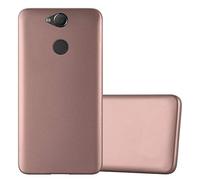 cadorabo Coque pour Sony Xperia XA2 en Metallic Or Rose - Housse Protection Souple en Silicone TPU avec Anti-Choc et Anti-Rayures - Ultra Slim Fin Gel Case Cover Bumper