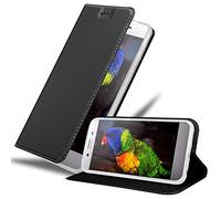 cadorabo Coque pour Sony Xperia XZ Premium en Classy Noir - Housse Protection avec Fermoire Magnétique, Stand Horizontal et Fente Carte - Portefeuille Etui Poche Folio Case Cover