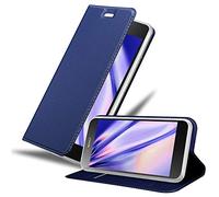 cadorabo Coque pour Sony Xperia Z5 Premium en Classy Bleu FONCÉ - Housse Protection avec Fermoire Magnétique, Stand Horizontal et Fente Carte - Portefeuille Etui Poche Folio Case Cover