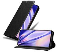 cadorabo Coque pour Vivo V15 en Noir Nuit - Housse Protection avec Fermoire Magnétique, Stand Horizontal et Fente Carte - Portefeuille Etui Poche Folio Case Cover