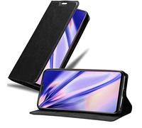 cadorabo Coque pour Vivo X21 en Noir Nuit - Housse Protection avec Fermoire Magnétique, Stand Horizontal et Fente Carte - Portefeuille Etui Poche Folio Case Cover