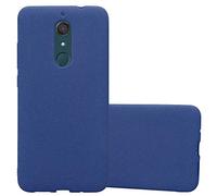 cadorabo Coque pour WIKO View XL en Frost Bleu FONCÉ - Housse Protection Souple en Silicone TPU avec Anti-Choc et Anti-Rayures - Ultra Slim Fin Gel Case Cover Bumper