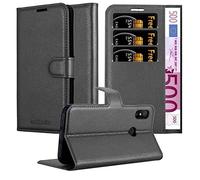 cadorabo Coque pour Xiaomi Mi A2 Lite/RedMi 6 Pro en Noir DE Jais - Housse Protection avec Fermoire Magnétique, Stand Horizontal et Fente Carte - Portefeuille Etui Poche Folio Case Cover