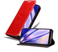cadorabo Coque pour Xiaomi Mi A2 Lite/RedMi 6 Pro en Rouge DE Pomme - Housse Protection avec Fermoire Magnétique, Stand Horizontal et Fente Carte - Portefeuille Etui Poche Folio Case Cover