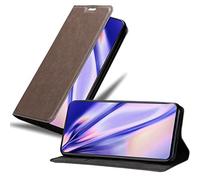 cadorabo Coque pour Xiaomi Mi Mix 3 en Marron CAFÉ - Housse Protection avec Fermoire Magnétique, Stand Horizontal et Fente Carte - Portefeuille Etui Poche Folio Case Cover