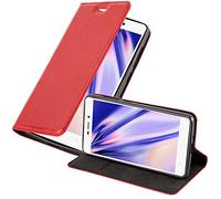 cadorabo Coque pour Xiaomi RedMi 3S en Rouge DE Pomme - Housse Protection avec Fermoire Magnétique, Stand Horizontal et Fente Carte - Portefeuille Etui Poche Folio Case Cover