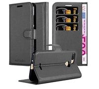 cadorabo Coque pour Xiaomi RedMi 6 en Noir DE Jais - Housse Protection avec Fermoire Magnétique, Stand Horizontal et Fente Carte - Portefeuille Etui Poche Folio Case Cover