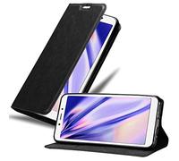 cadorabo Coque pour Xiaomi RedMi 6A en Noir Nuit - Housse Protection avec Fermoire Magnétique, Stand Horizontal et Fente Carte - Portefeuille Etui Poche Folio Case Cover
