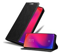 cadorabo Coque pour Xiaomi RedMi K20 / Mi 9 T en Noir Nuit - Housse Protection avec Fermoire Magnétique, Stand Horizontal et Fente Carte - Portefeuille Etui Poche Folio Case Cover