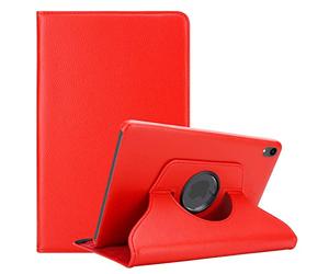 Cadorabo Coque Tablette Compatible avec Apple iPad Mini 6 (8.3 Zoll) en Rouge Pavot - Housse Protection en Style Livre sans Auto Wake Up avec Stand Horizontal et Fermeture de Bande Élastique