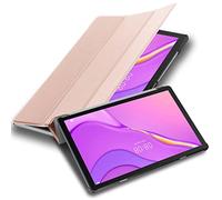 Cadorabo Coque Tablette Compatible avec Huawei MatePad T 10 (9.7 Zoll) / T 10s (10.1 Zoll) en Or Rose Pastel - Housse Protection Très Fine en Similicuir sans Auto Wake Up et Stand Horizontal