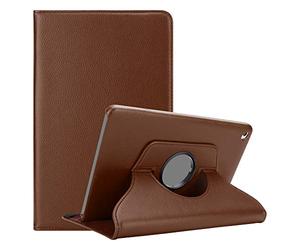 Cadorabo Coque Tablette pour Apple iPad 2 / iPad 3 / iPad 4 en Brun Champignon - Housse Protection en Style Livre avec Auto Wake Up avec Stand Horizontal et Fermeture de Bande Élastique