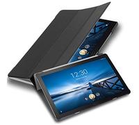Cadorabo Coque Tablette pour Lenovo Tab P10 (10.1" Zoll) en Noir Satin - Housse Protection Très Fine en Similicuir en Style Livre avec Auto Wake Up et Stand Horizontal