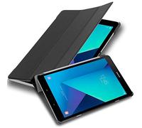 Cadorabo Coque Tablette pour Samsung Galaxy Tab S3 (9.7" Zoll) SM-T820N / T825N en Noir Satin - Housse Protection Très Fine en Similicuir en Style Livre avec Auto Wake Up et Stand Horizontal