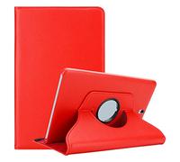 Cadorabo Coque Tablette pour Samsung Galaxy Tab S3 (9.7" Zoll) SM-T820N / T825N en Rouge Pavot - Housse Protection Auto Wake Up avec Stand Horizontal et Fermeture de Bande Élastique