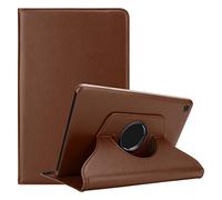 Cadorabo Coque Tablette pour Samsung Galaxy Tab S5e (10.5" Zoll) SM-T725N en Brun Champignon - Housse Protection en Style Livre sans Auto Wake Up avec Stand Horizontal et Fermeture de Bande Élastique