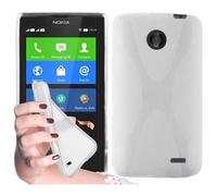 Cadorabo DE-101159 coque pour téléphone Blanc pour Nokia Lumia X