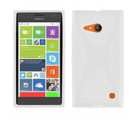 Cadorabo DE-102435 coque pour téléphone Transparent pour Nokia Lumia 730