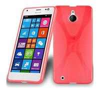 Cadorabo DE-105762 coque pour téléphone Rouge pour Nokia Lumia 850