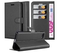 cadorabo Coque pour ASUS ZenFone 4 Max (5,2 Zoll) en Noir DE Jais - Housse Protection avec Fermoire Magnétique, Stand Horizontal et Fente Carte - Portefeuille Etui Poche Folio Case Cover