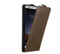Cadorabo DE-121143 coque pour téléphone Marron pour ZTE Axon 7