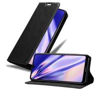 cadorabo Coque pour Huawei Y7 2019 en Noir Nuit - Housse Protection avec Fermoire Magnétique, Stand Horizontal et Fente Carte - Portefeuille Etui Poche Folio Case Cover