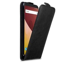 Cadorabo DE-125749 coque pour téléphone Noir pour Wiko WIKO VIEW GO