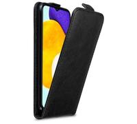 cadorabo Coque Compatible avec Samsung Galaxy A13 5G en Noir Nuit - Housse Protection en Style Flip avec Fermoire Magnétique - Etui Poche Folio Case Cover