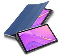 Cadorabo Housse Pour Tablette Compatible Avec Huawei Matepad T 10 (9.7 Zoll) / T 10s (10.1 Zoll) En Bleu Foncé Jersey - Housse De Protection Ultra Fine Sans Auto Wake Up Et Fonction De Support
