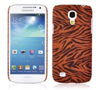 cadorabo - Etui Coque Rigide > Samsung Galaxy S4 Mini < (I9195) - Case Cover Bumper Design: Tigre Brun