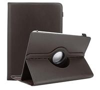 Cadorabo Étui pour Tablette Compatible avec Lenovo Yoga Tab 3 Plus (10.1") en Marron - Housse de Protection en Cuir synthétique avec Fonction de Support - Étui à 360 degrés avec Bande élastique