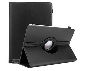 Cadorabo Étui pour Tablette Compatible avec LG G Pad 8.3 en Noir - Housse de Protection en Cuir synthétique avec Fonction de Support - Étui à 360 degrés avec Bande élastique