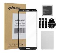 Cadorabo film blindé pour Huawei Y6 Prime 2018 film de protection en noir film plein écran tempéré verre de protection