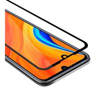 Cadorabo film blindé pour Huawei Y6S film de protection en noir plein écran film écran tempéré verre de protection