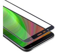 Cadorabo film blindé pour Samsung Galaxy J4 PLUS film de protection en noir film plein écran tempered verre de protection