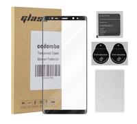 Cadorabo film blindé pour Samsung Galaxy NOTE 8 film de protection en noir film Full Glue Tempered verre de protection d'écran