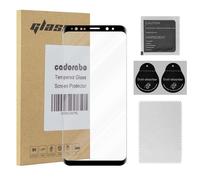Cadorabo film blindé pour Samsung Galaxy S9 PLUS film de protection en noir film Full Glue Tempered verre de protection d'écran
