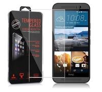 Cadorabo Film de protection pour HTC ONE M9 (3.Gen.) en Transparent Verre trempé de protection d'écran
