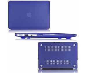 Cadorabo Hard Case Housse Compatible avec Apple MacBook AIR 13 Pouces en Bleu - Hard Cover Étui de Protection Mat pour protéger des Rayures